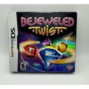 Bejeweled Twist – Nintendo DS – Complete CIB with Slipcover – Tested & Working